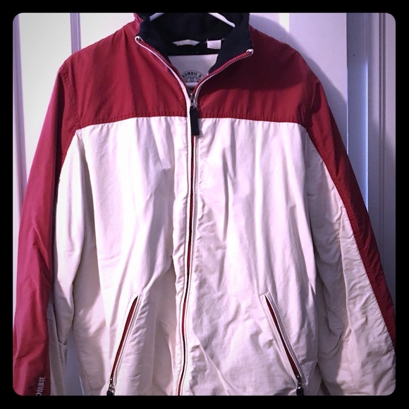 Abercrombie & Fitch Other - Abercrombie Coat, Large, Khaki/Red/Blue, EUC